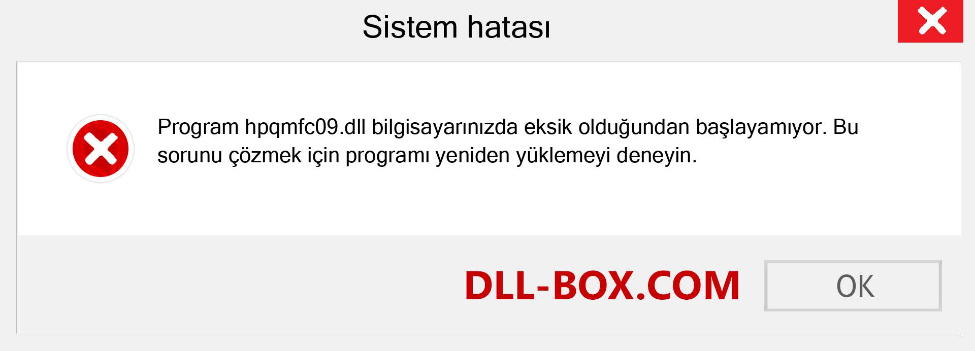 hpqmfc09.dll dosyası eksik mi? Windows 7, 8, 10 için İndirin - Windows'ta hpqmfc09 dll Eksik Hatasını Düzeltin, fotoğraflar, resimler